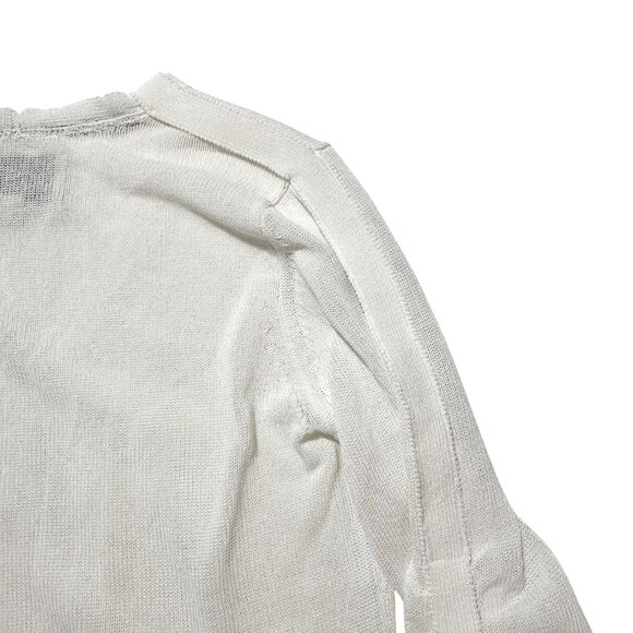 Brochu Walker Palmas Vee White Sweater XS Salt Water NWT - Picture 10 of 16